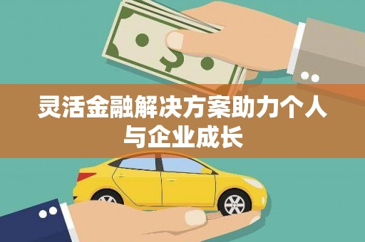 儋州灵活金融解决方案助力个人与企业成长