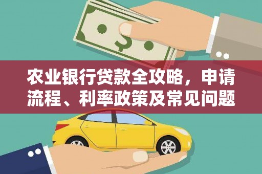 崖州农业银行贷款全攻略，申请流程、利率政策及常见问题解析