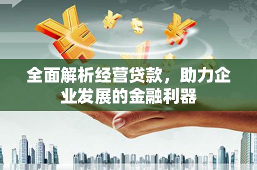 东区全面解析经营贷款，助力企业发展的金融利器