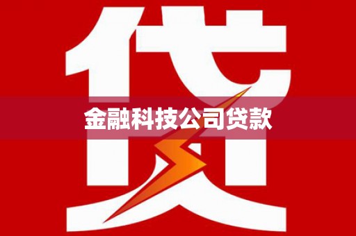 宁城金融科技公司贷款