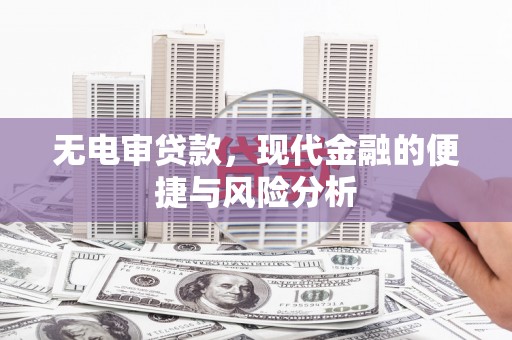 汐止无电审贷款，现代金融的便捷与风险分析