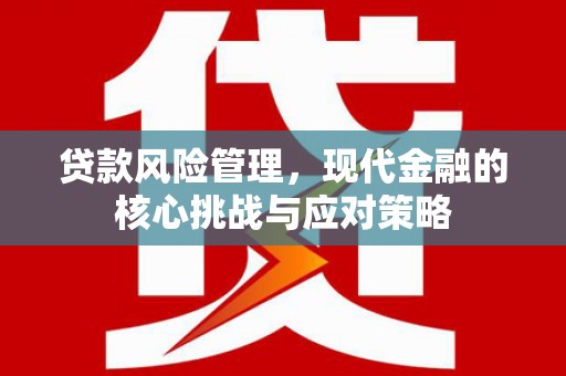 恒山贷款风险管理，现代金融的核心挑战与应对策略
