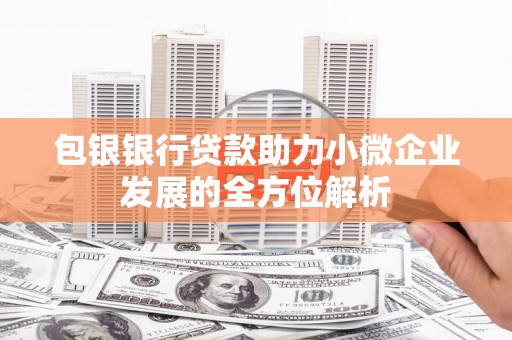 虞城包银银行贷款助力小微企业发展的全方位解析