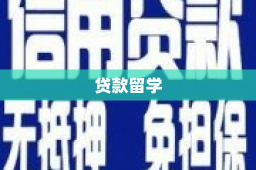 高淳贷款留学