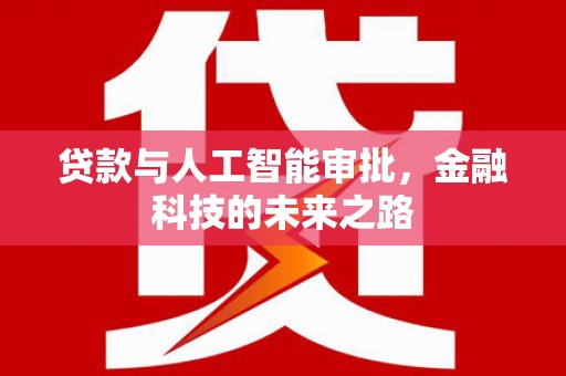 中坜贷款与人工智能审批，金融科技的未来之路