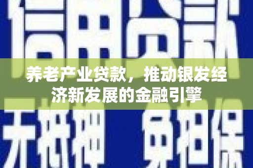 桃江养老产业贷款，推动银发经济新发展的金融引擎