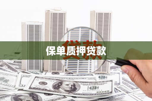 秀山保单质押贷款