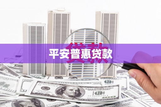 华宁平安普惠贷款