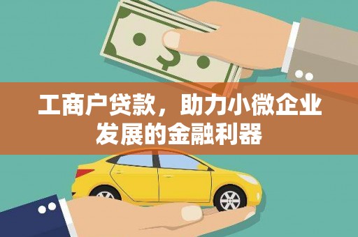 隆昌工商户贷款，助力小微企业发展的金融利器