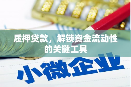 城东质押贷款，解锁资金流动性的关键工具