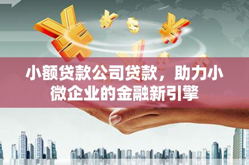 氹仔岛小额贷款公司贷款，助力小微企业的金融新引擎