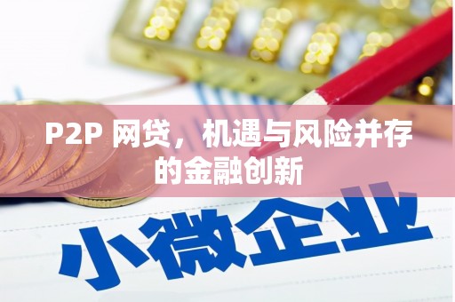 麦寮P2P 网贷，机遇与风险并存的金融创新