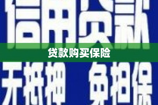 贵溪贷款购买保险
